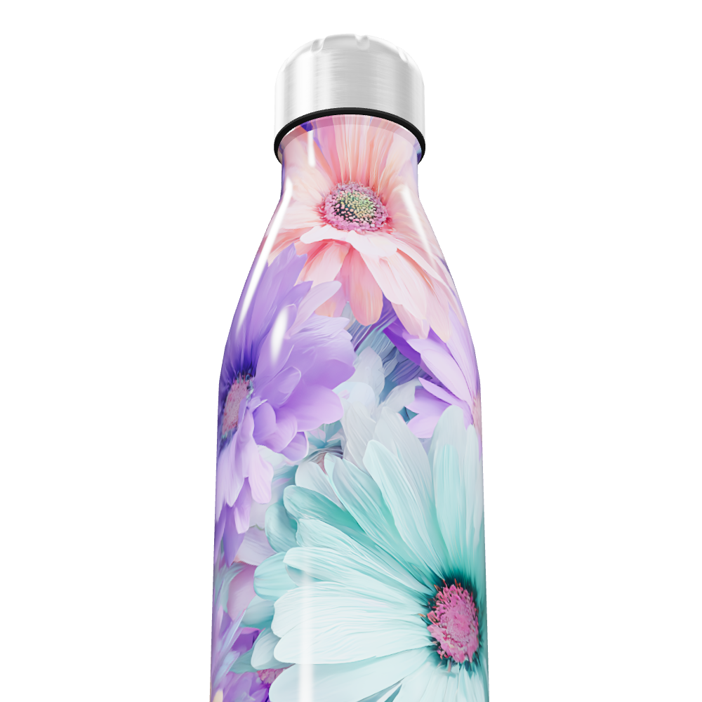 Garrafa Inox - Floral Colorida 500ml