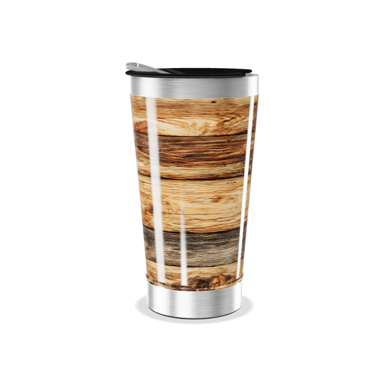 Copo Térmico - Estampa de Madeira