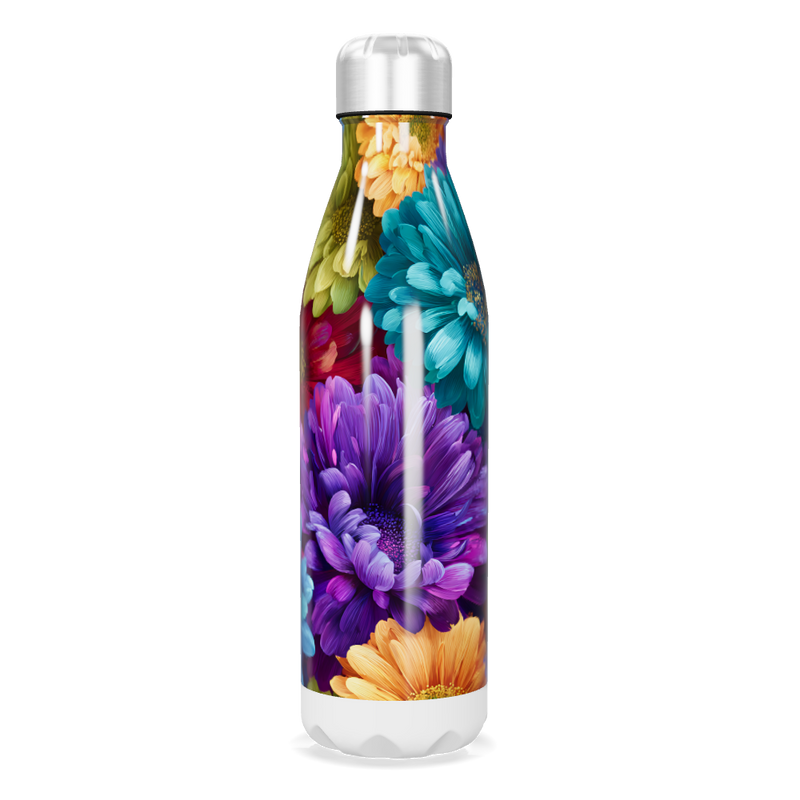 Garrafa Inox - Estampa Floral Colorida