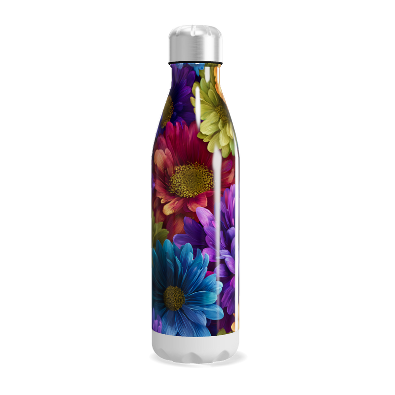Garrafa Inox - Estampa Floral Colorida