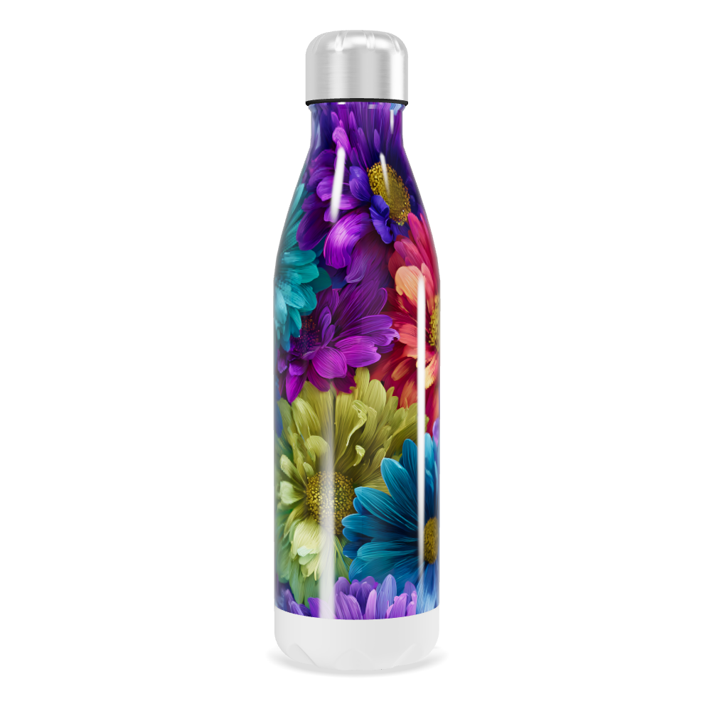 Garrafa Inox - Estampa Floral Colorida
