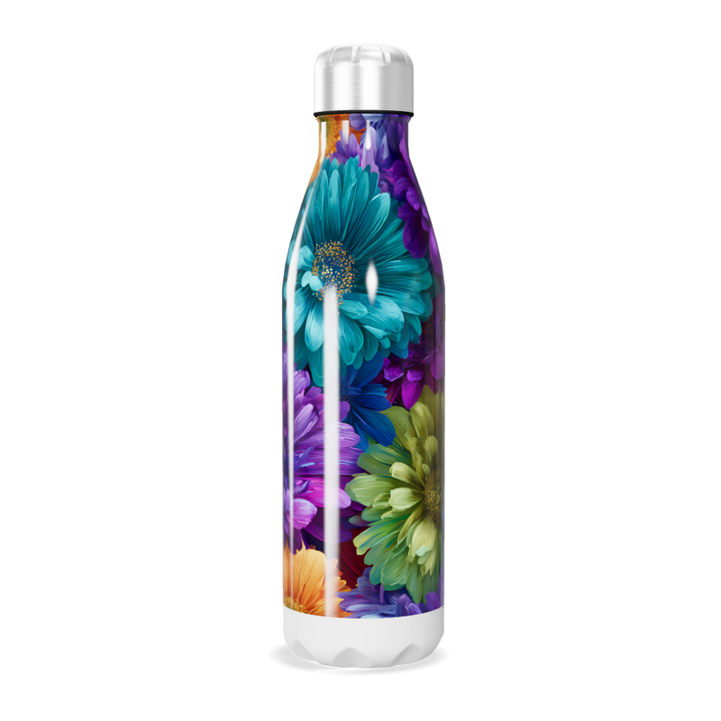 Garrafa Inox - Estampa Floral Colorida