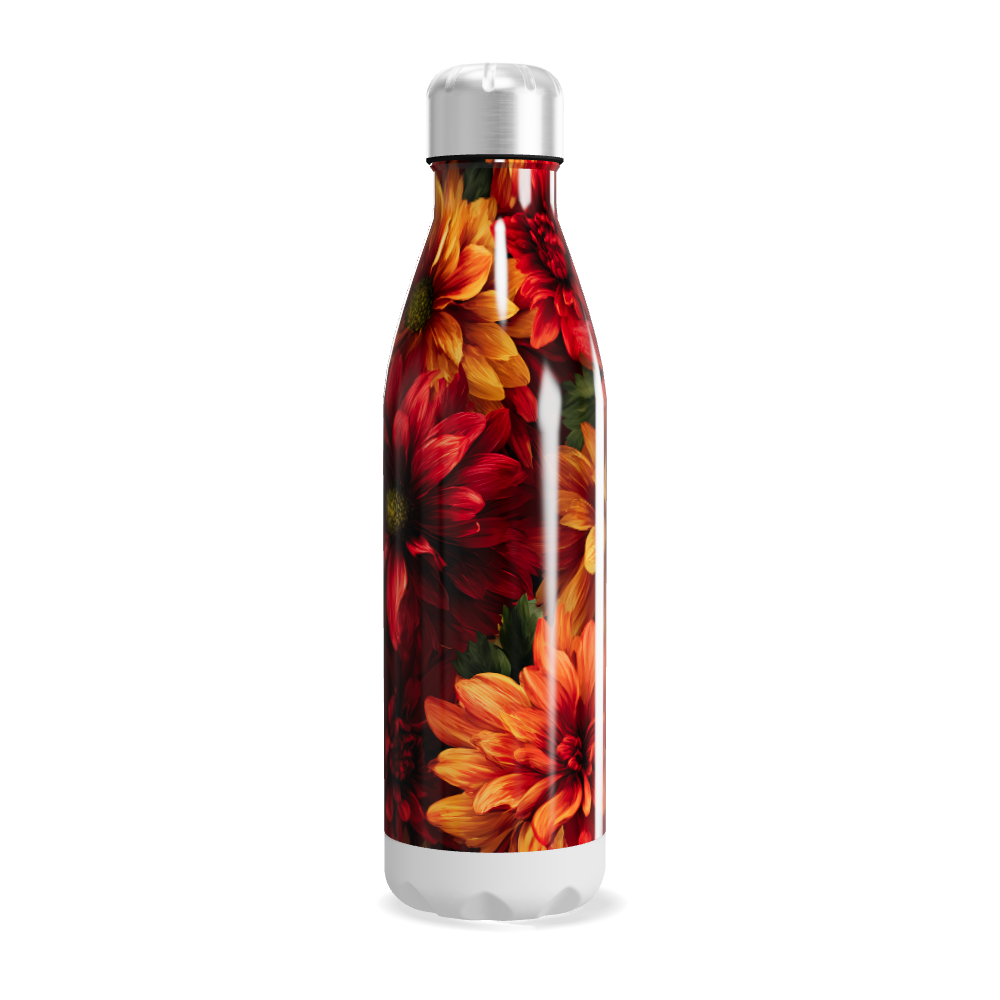 Garrafa Inox - Floral vibrante colorida
