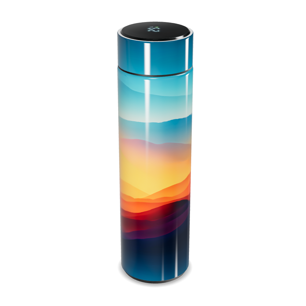 Garrafa Térmica Touch - Paisagem Colorida