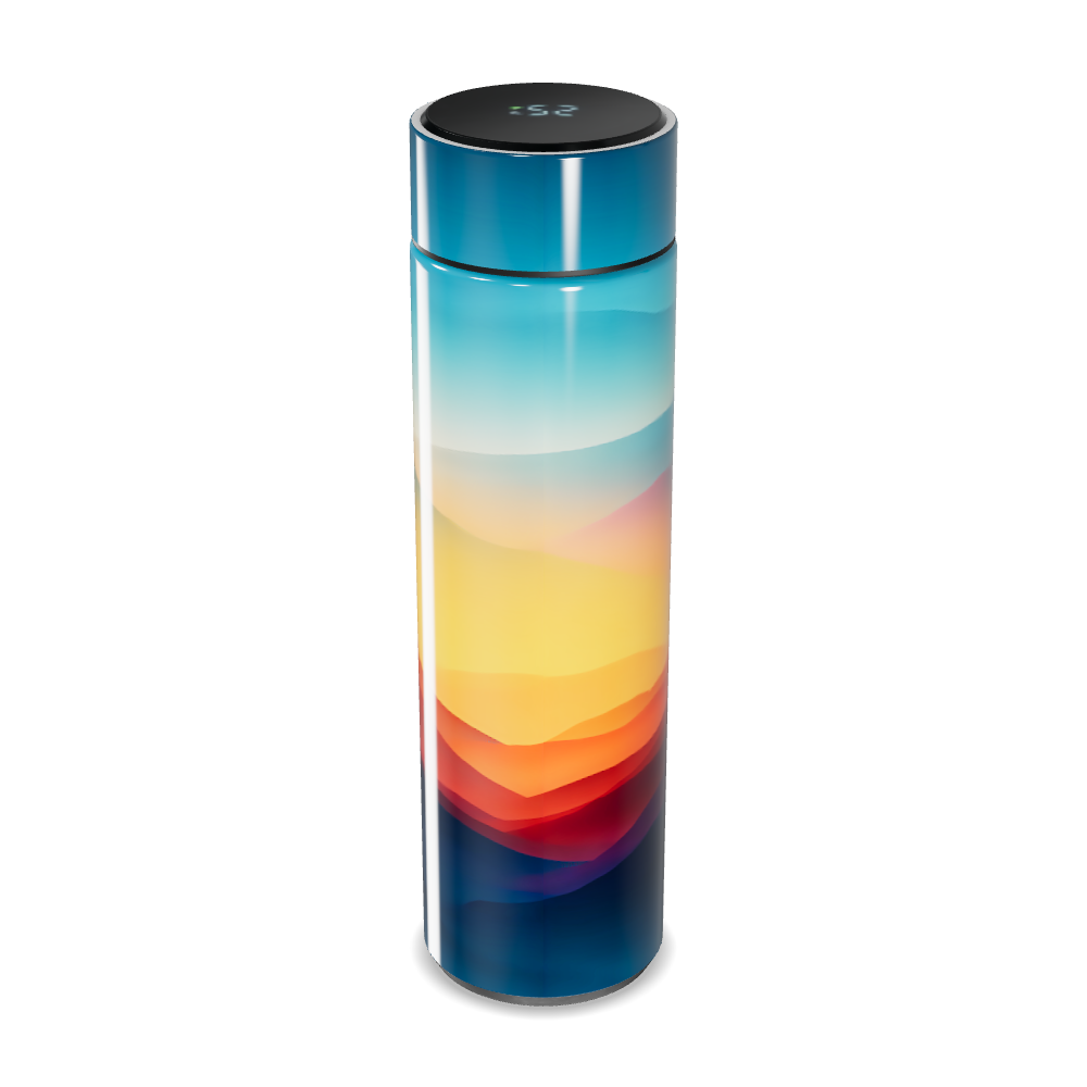 Garrafa Térmica Touch - Paisagem Colorida