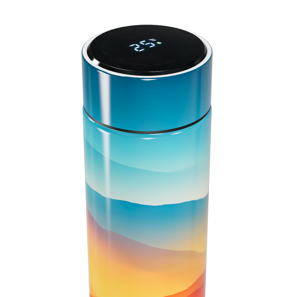 Garrafa Térmica Touch - Paisagem Colorida