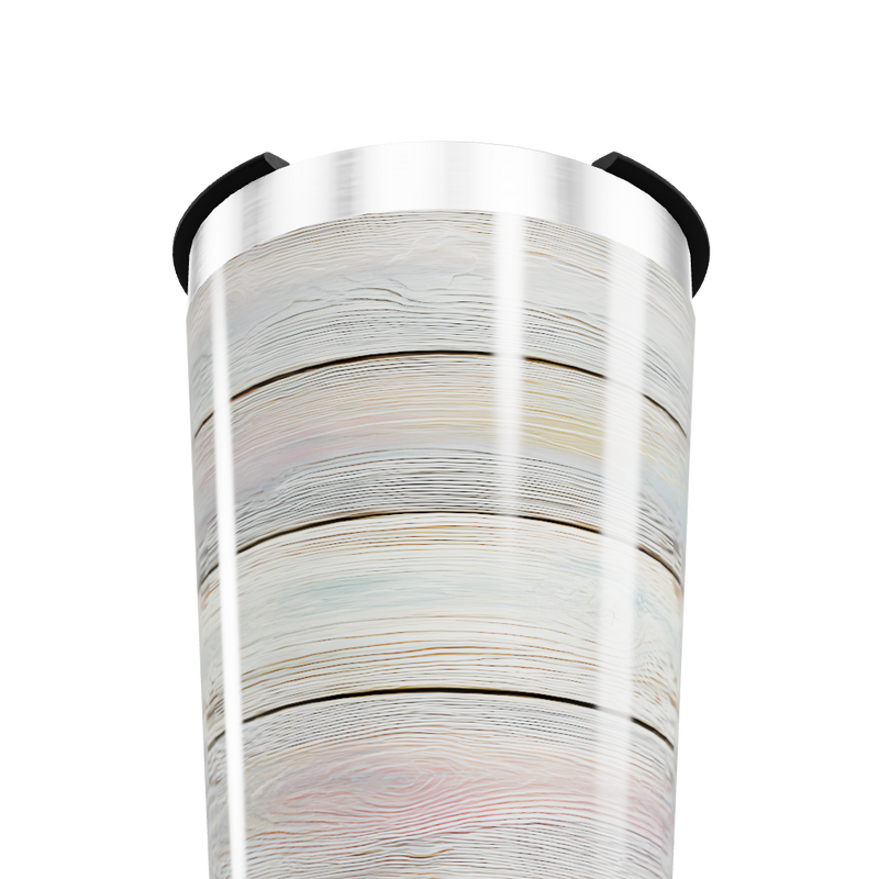 Copo Térmico - Madeira Rústica Aquarela