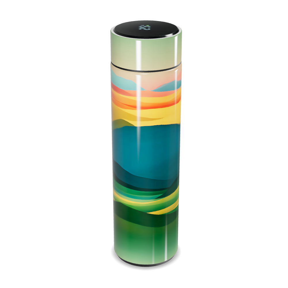 Garrafa Térmica Touch - Multicolorida com Display