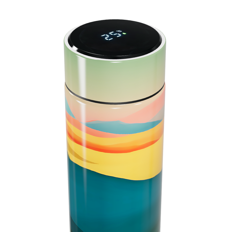 Garrafa Térmica Touch - Multicolorida com Display