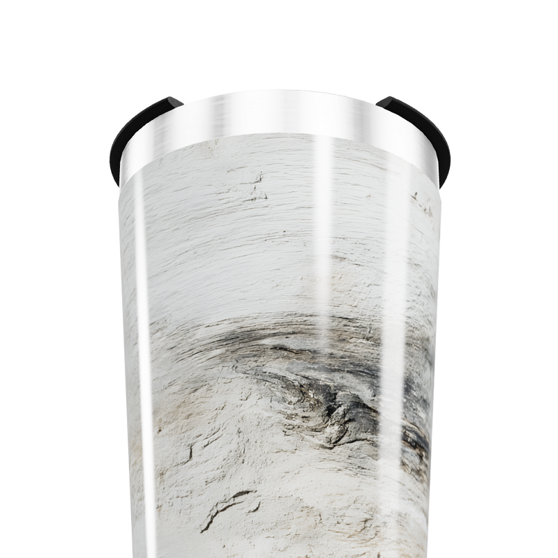 Copo Térmico - Mármore Branco Inox