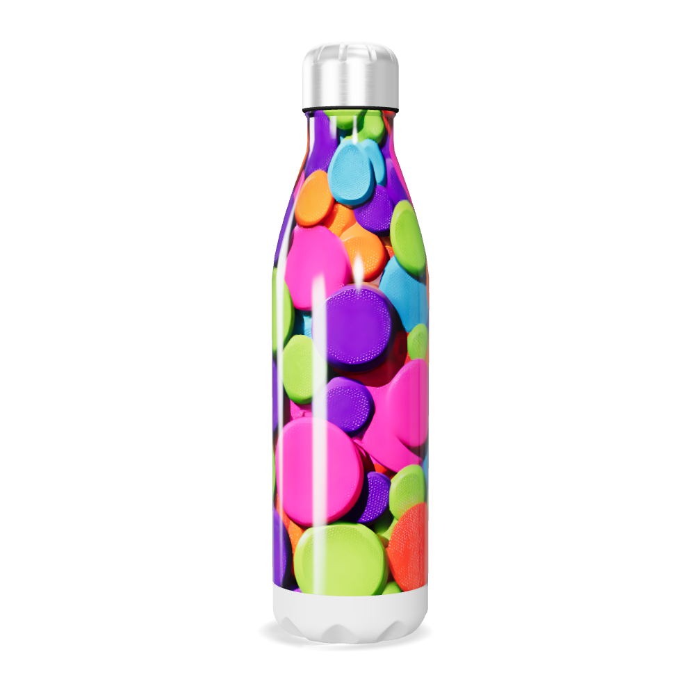 Garrafa Inox - Estampada Colorida 500ml