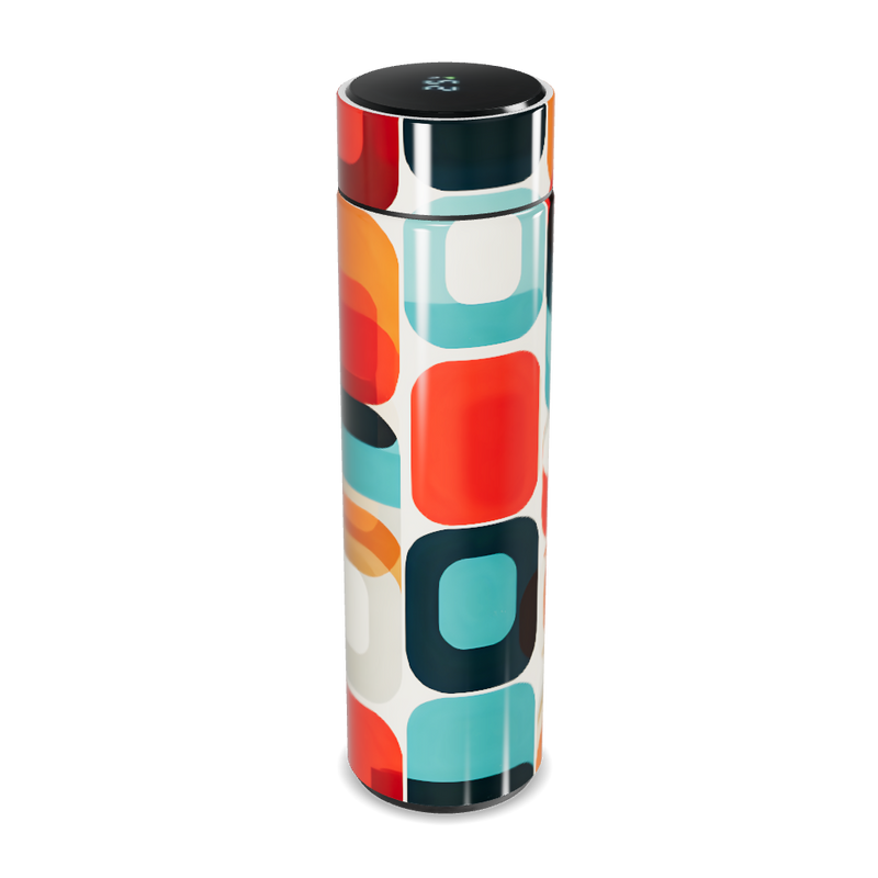 Garrafa Térmica Touch Estampada Colorida 500ml