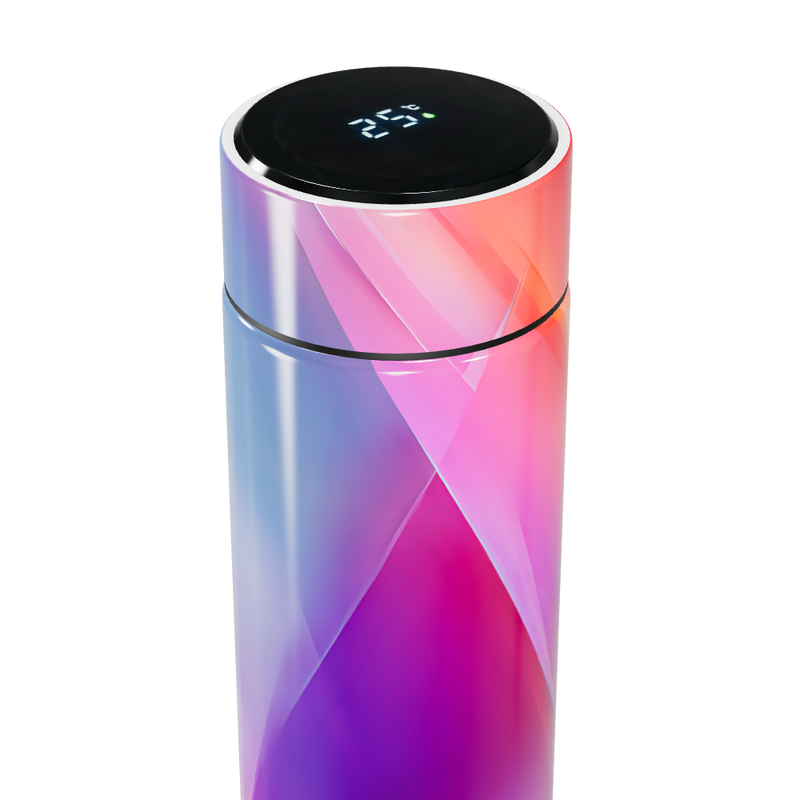 Garrafa Térmica Touch - Colorida com Display Digital