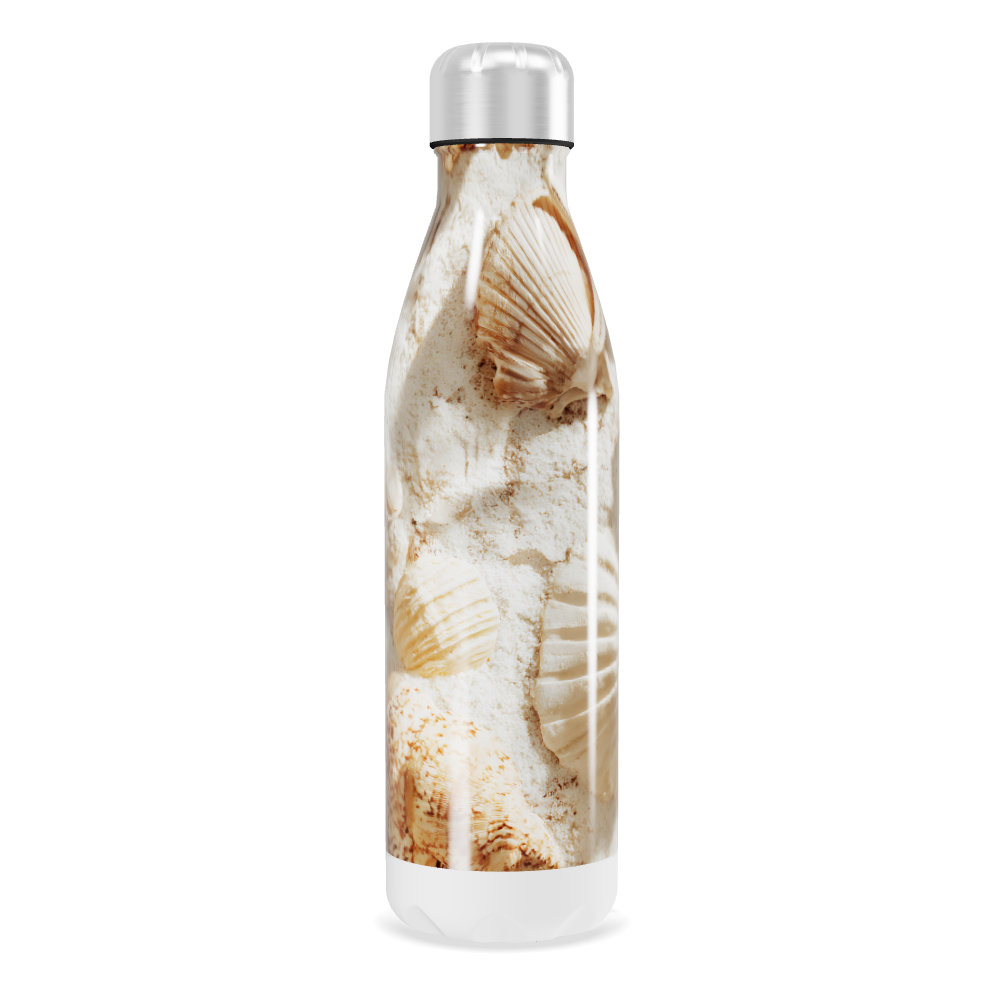Garrafa Inox - Estampa Conchas Oceano