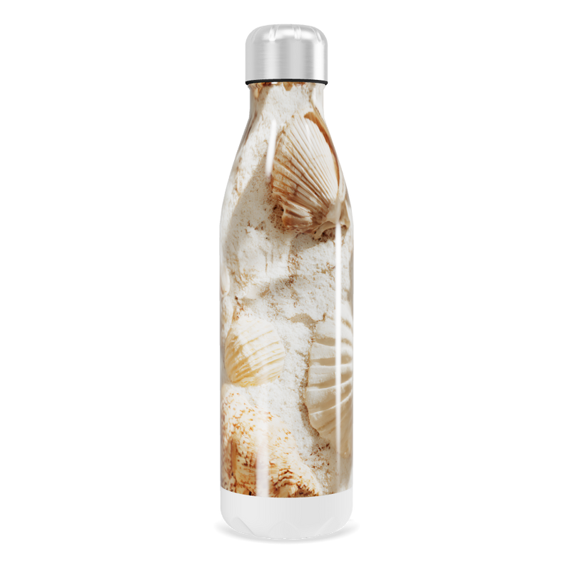 Garrafa Inox - Estampa Conchas Oceano