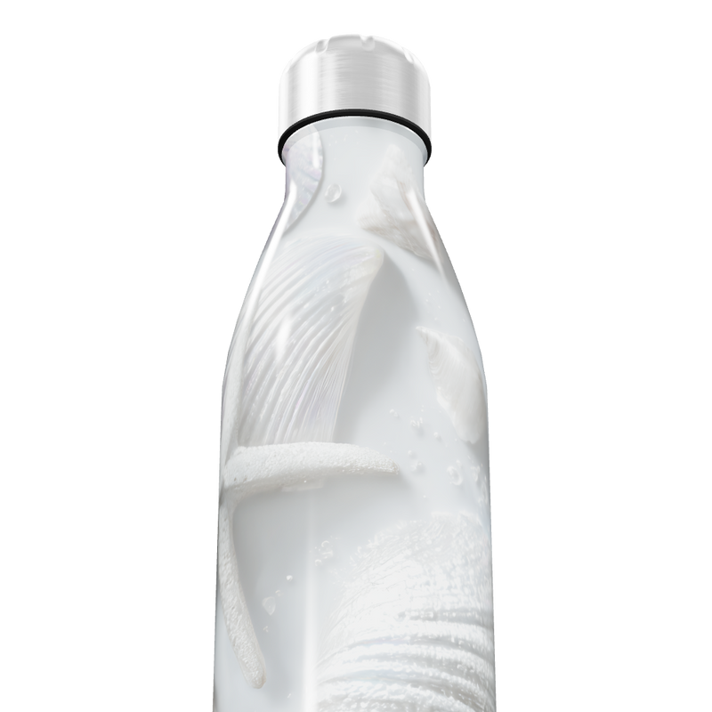 Garrafa Inox - Conchas Brancas