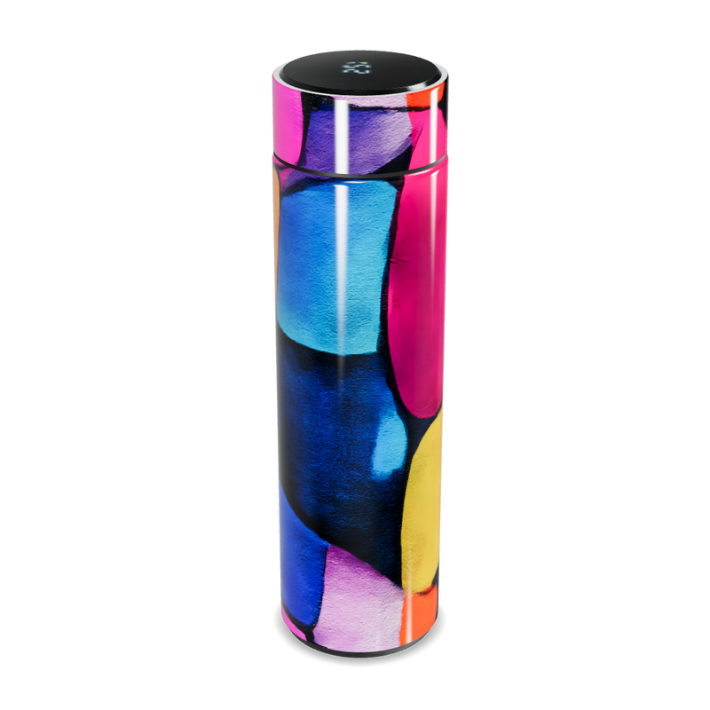 Garrafa Térmica Touch - Colorida com Display Digital