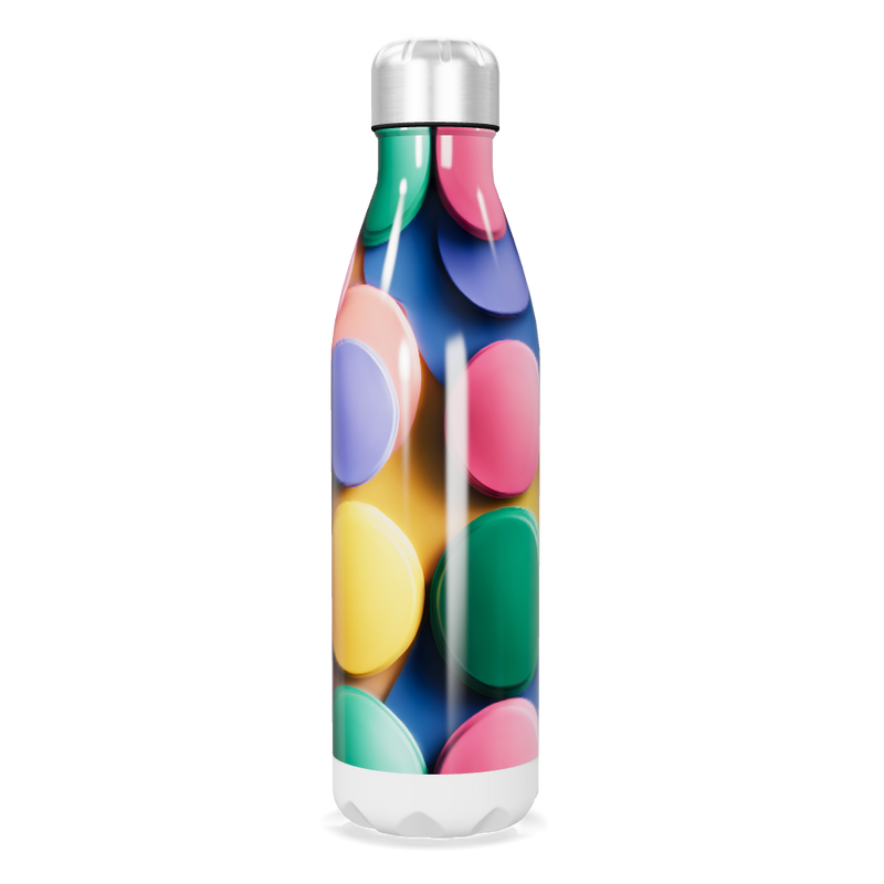 Garrafa Inox - Estampa Colorida