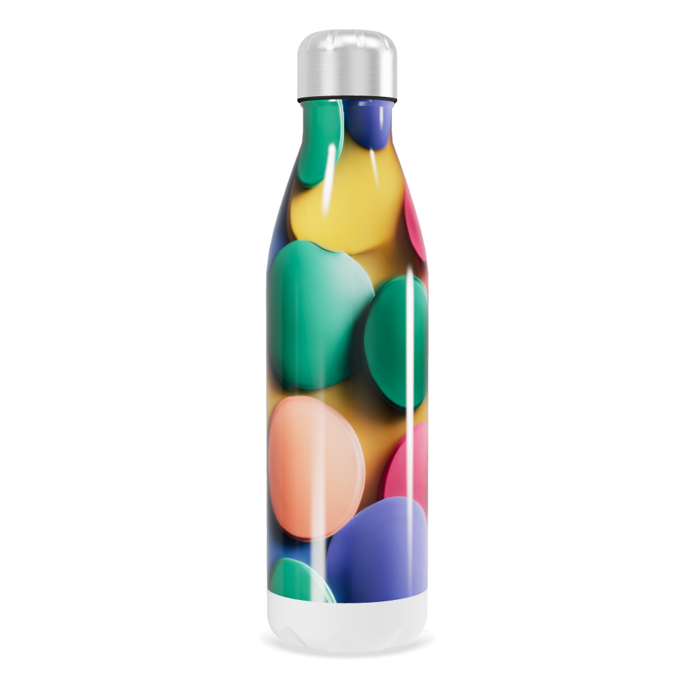 Garrafa Inox - Estampa Colorida