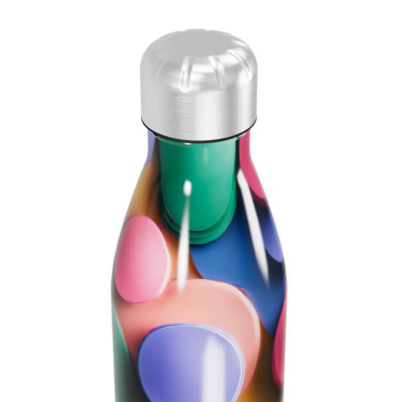 Garrafa Inox - Estampa Colorida