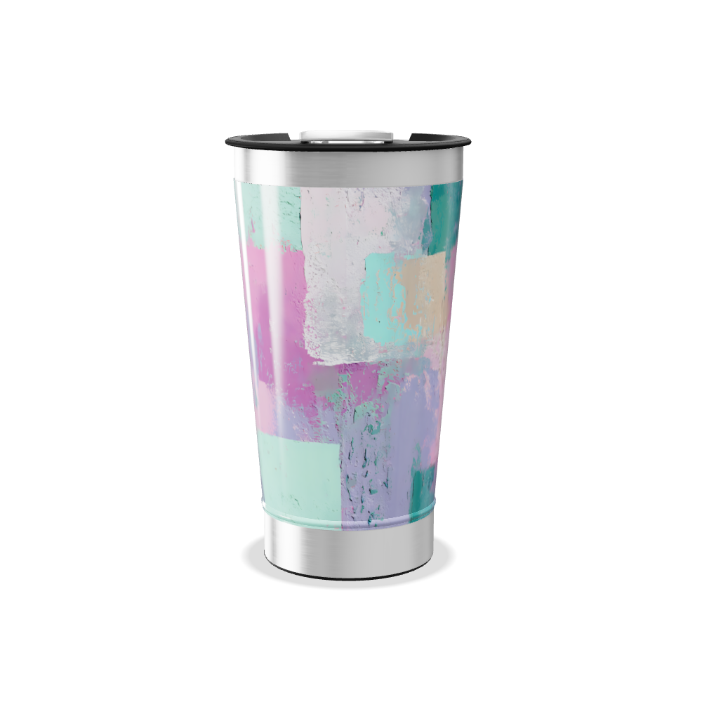 Copo Térmico - Abstrato Multicolorido
