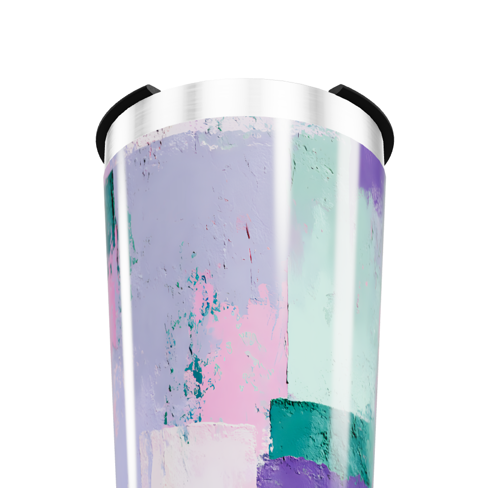 Copo Térmico - Abstrato Multicolorido