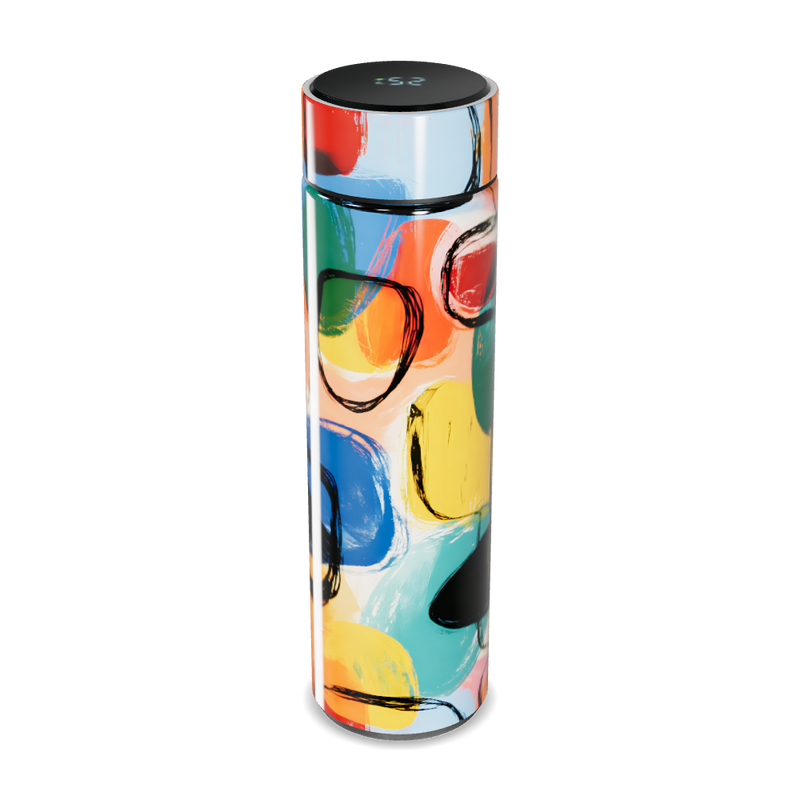 Garrafa Térmica Touch - Estampa Colorida