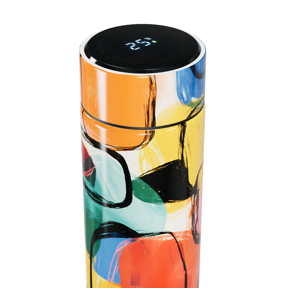 Garrafa Térmica Touch - Estampa Colorida