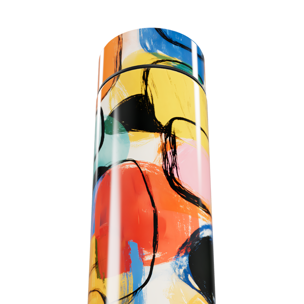 Garrafa Térmica Touch - Estampa Colorida