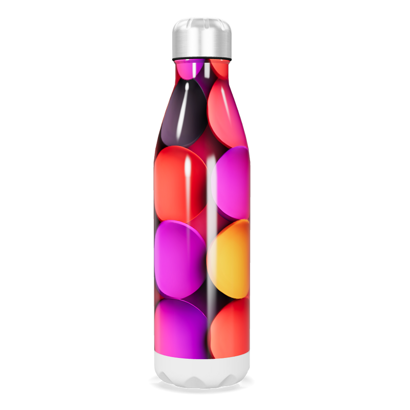 Garrafa Inox - Colorida com Estampa Vibrante