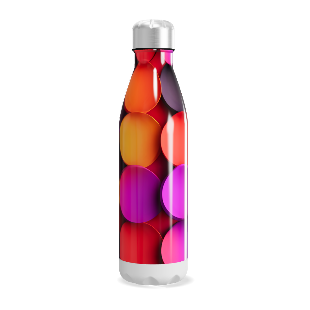 Garrafa Inox - Colorida com Estampa Vibrante