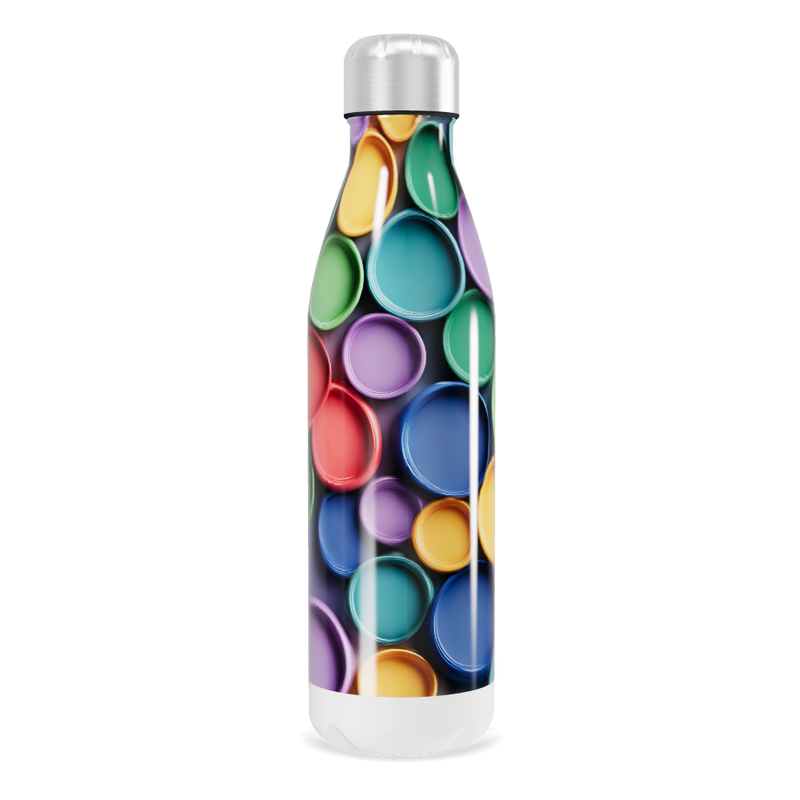 Garrafa Inox Estampada Colorida 750ml