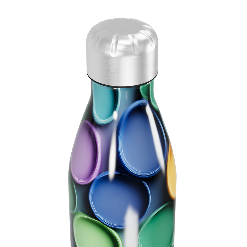 Garrafa Inox Estampada Colorida 750ml
