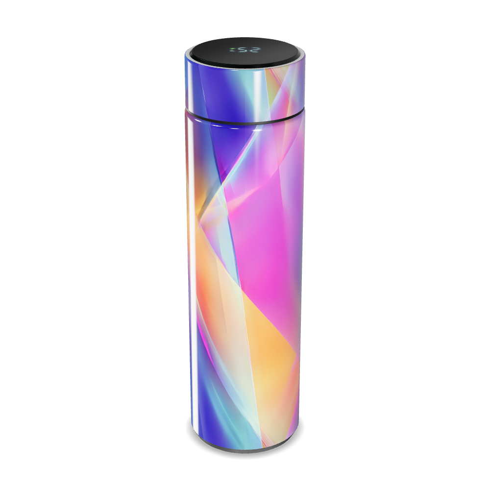 Garrafa Térmica Touch Holográfica LED