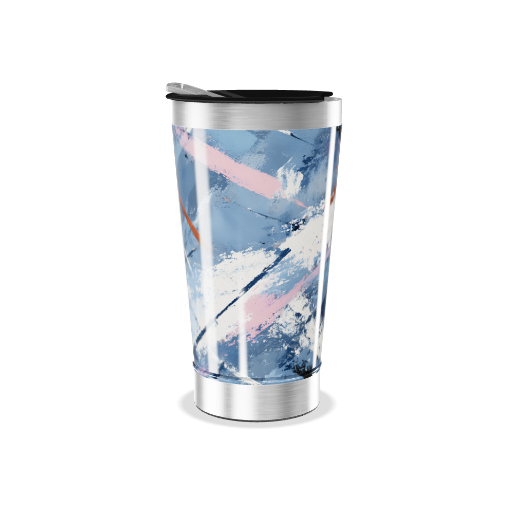 Copo Térmico - Estampa Abstrata Aço Inox