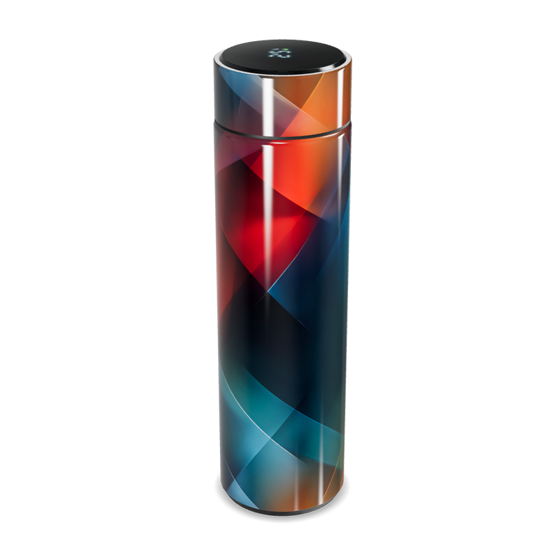 Garrafa Térmica Touch - Estampa Geométrica Colorida