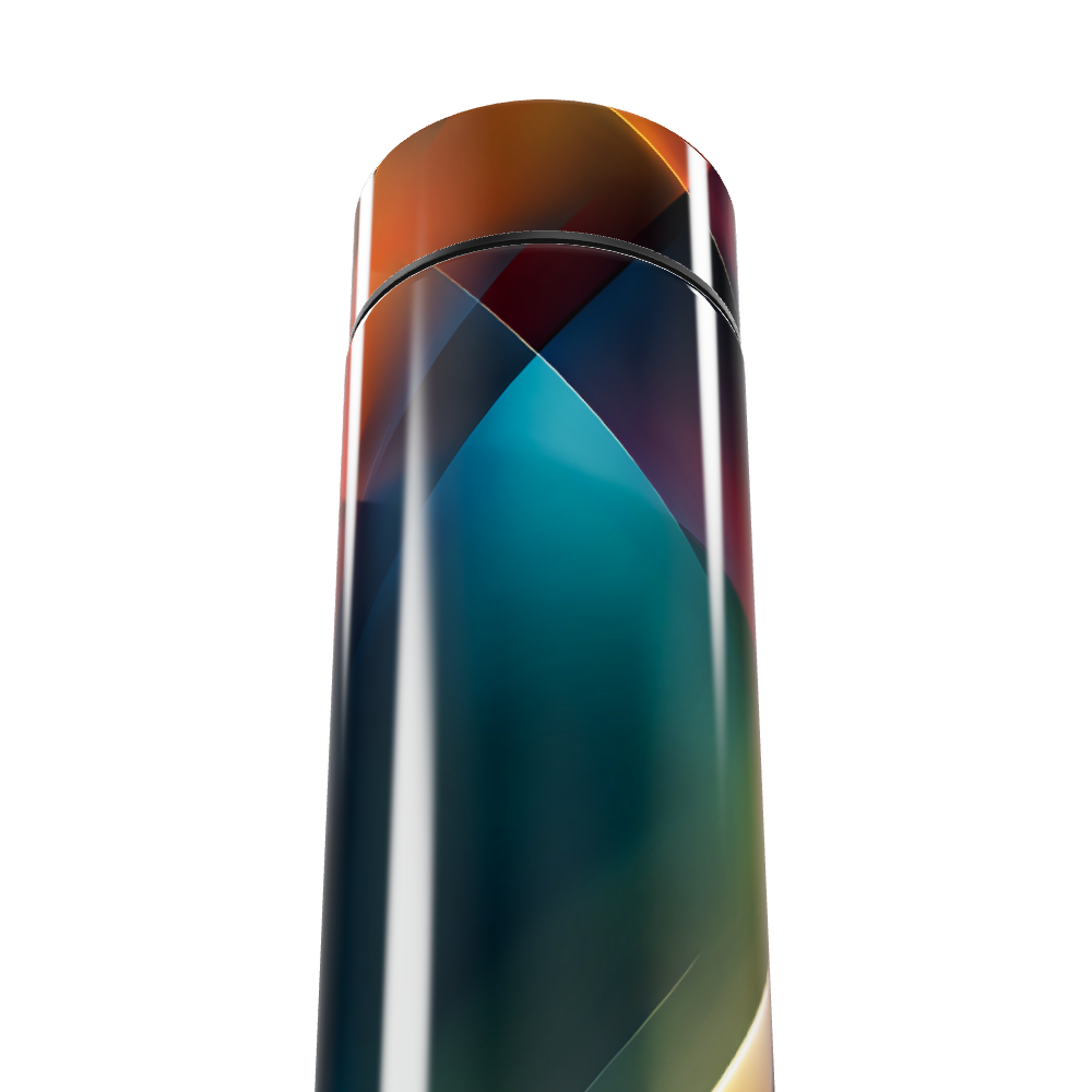 Garrafa Térmica Touch - Estampa Geométrica Colorida