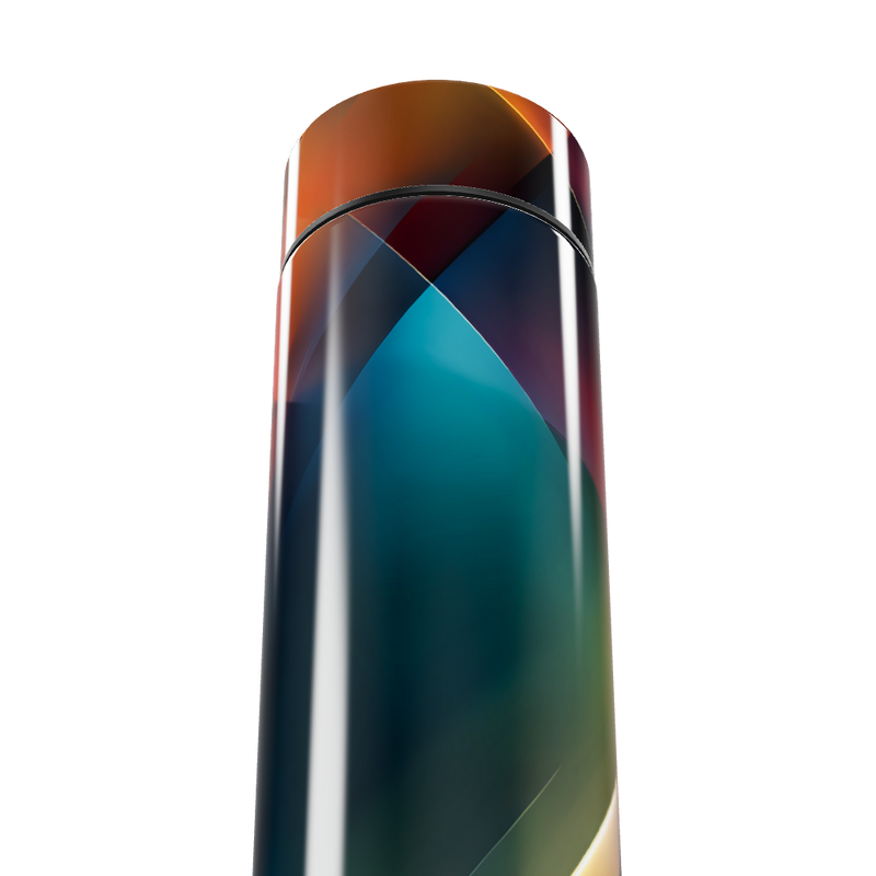 Garrafa Térmica Touch - Estampa Geométrica Colorida