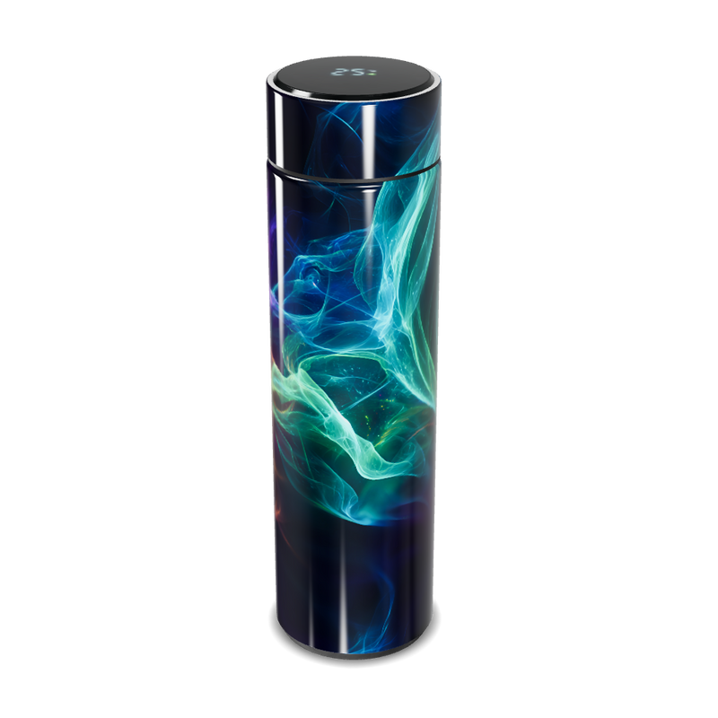 Garrafa Térmica Touch - Estampa Abstrata Colorida