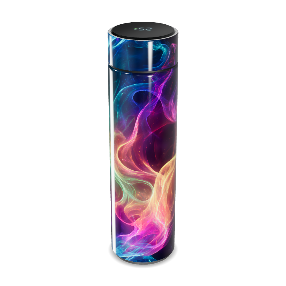 Garrafa Térmica Touch - Estampa Abstrata Colorida