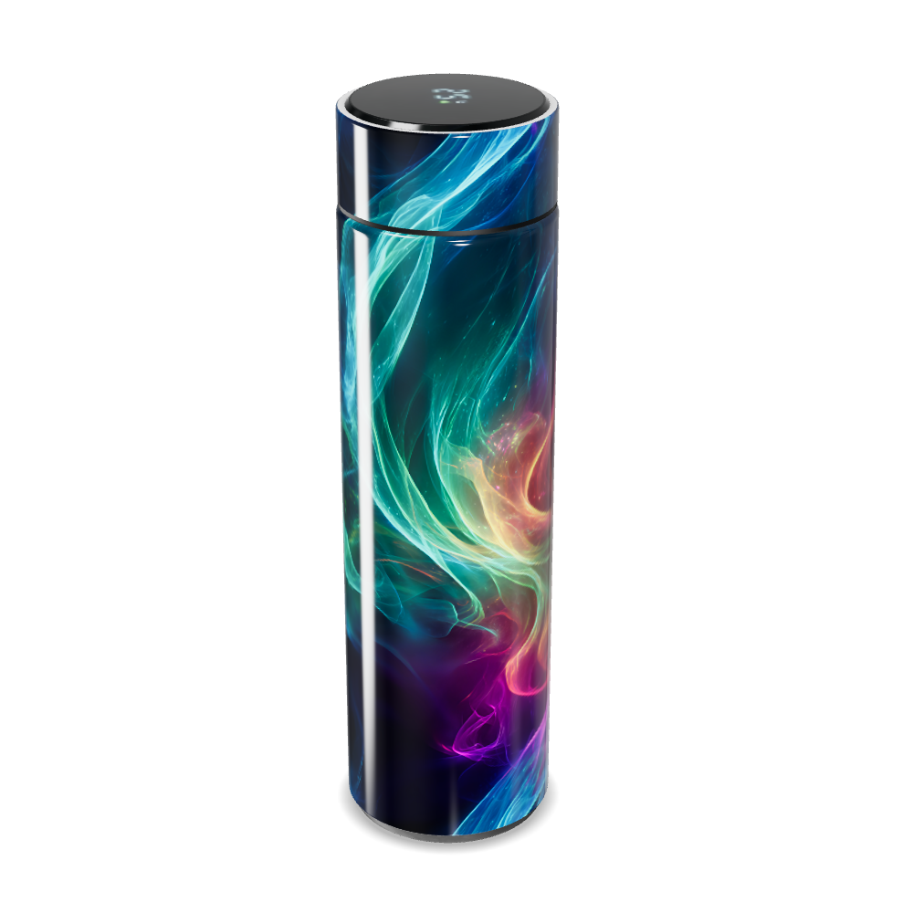 Garrafa Térmica Touch - Estampa Abstrata Colorida