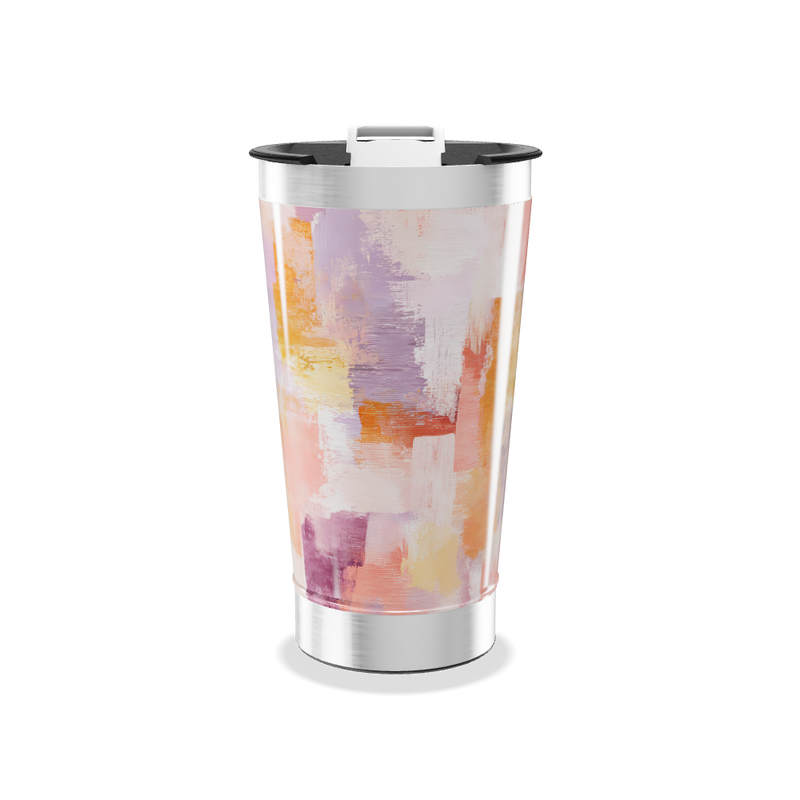 Copo Térmico - Colorido Aquarela Inox