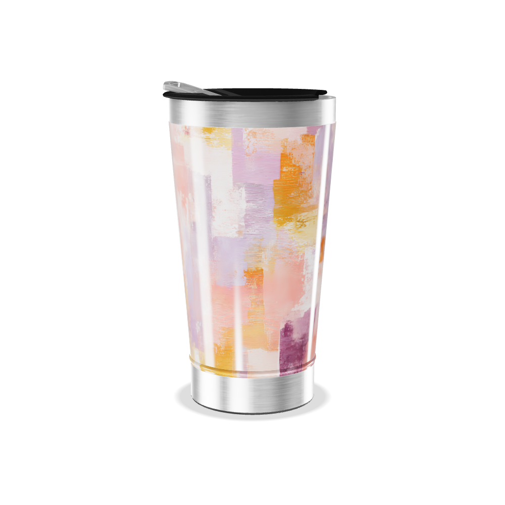 Copo Térmico - Colorido Aquarela Inox