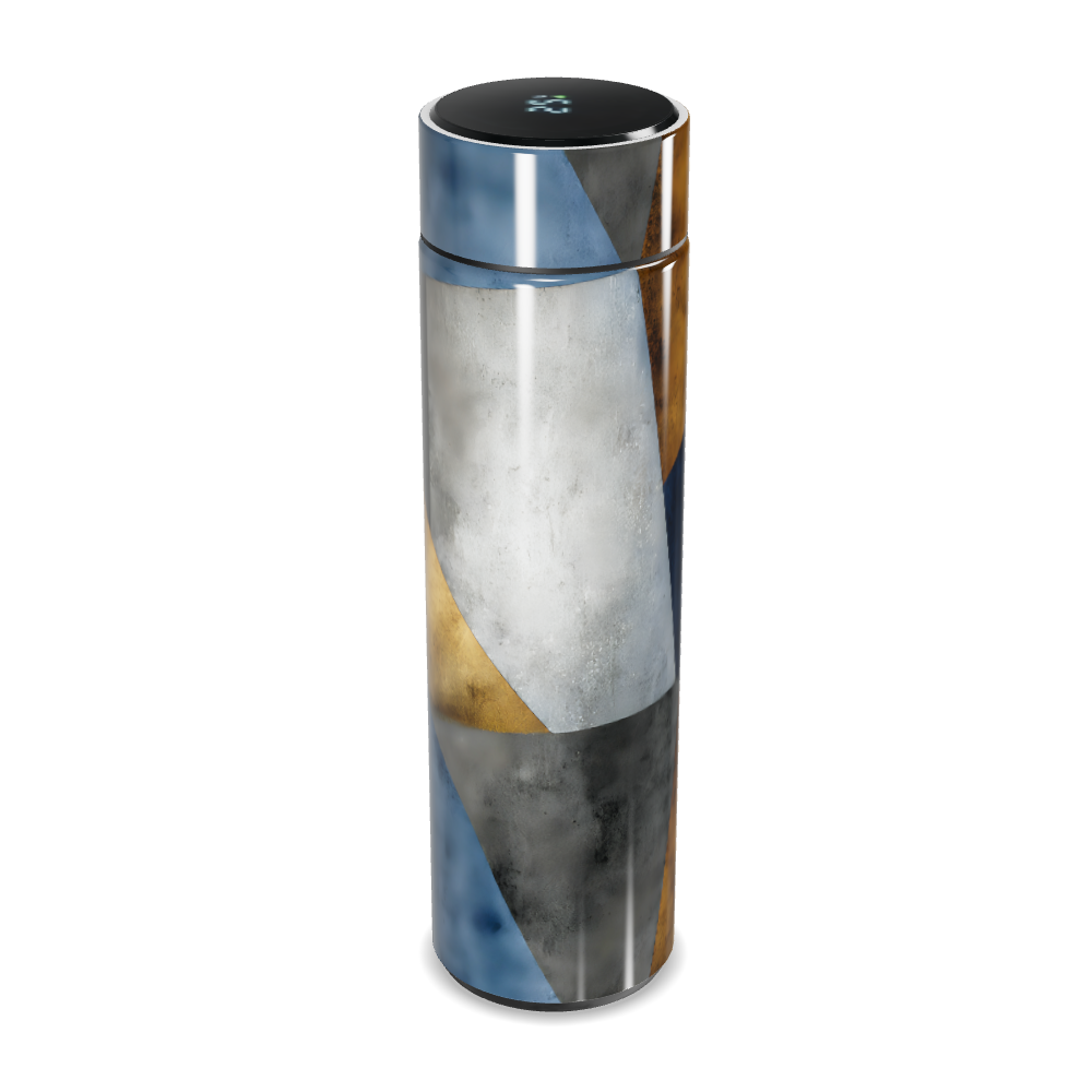 Garrafa Térmica Touch - Design Multicor Abstrato