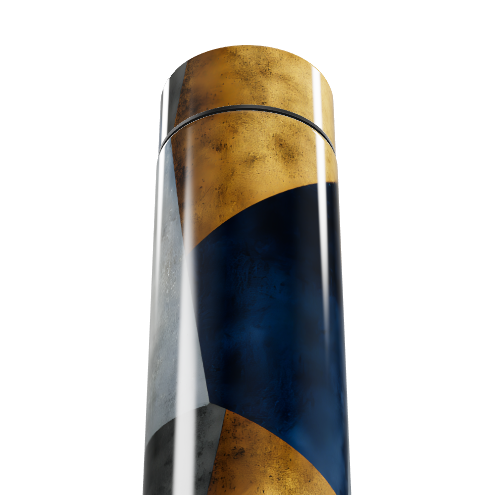 Garrafa Térmica Touch - Design Multicor Abstrato