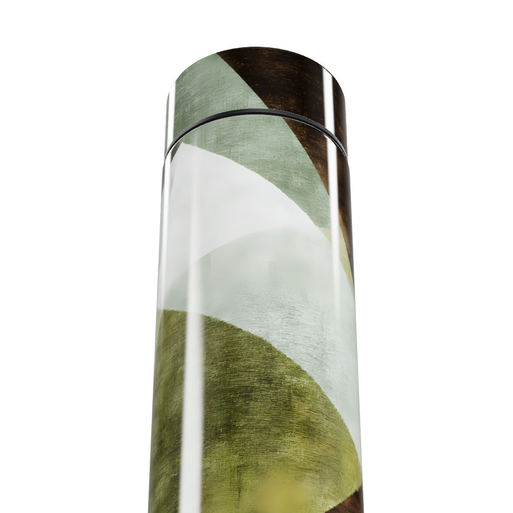 Garrafa Térmica Touch - Listras Verdes