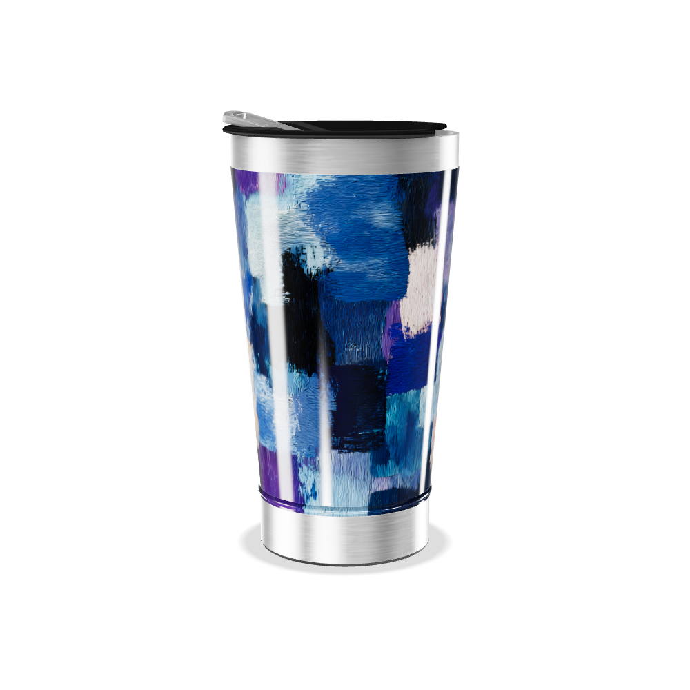 Copo Térmico - Estampa Colorida Abstrata