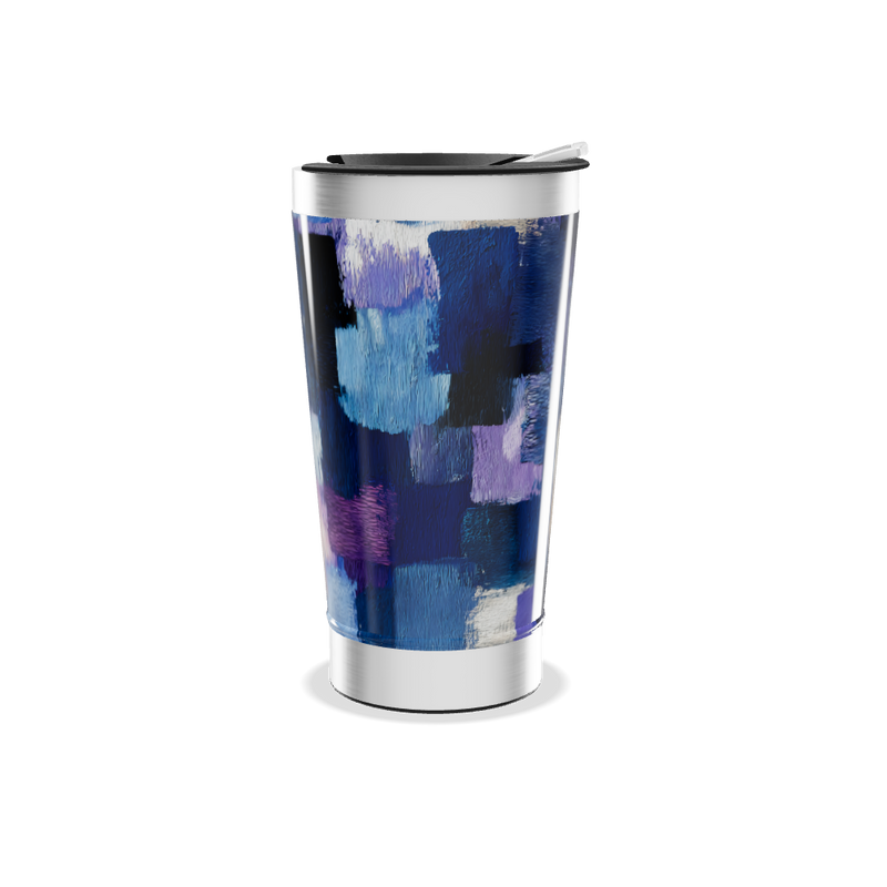 Copo Térmico - Estampa Colorida Abstrata