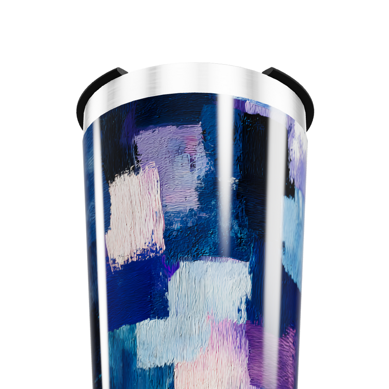 Copo Térmico - Estampa Colorida Abstrata