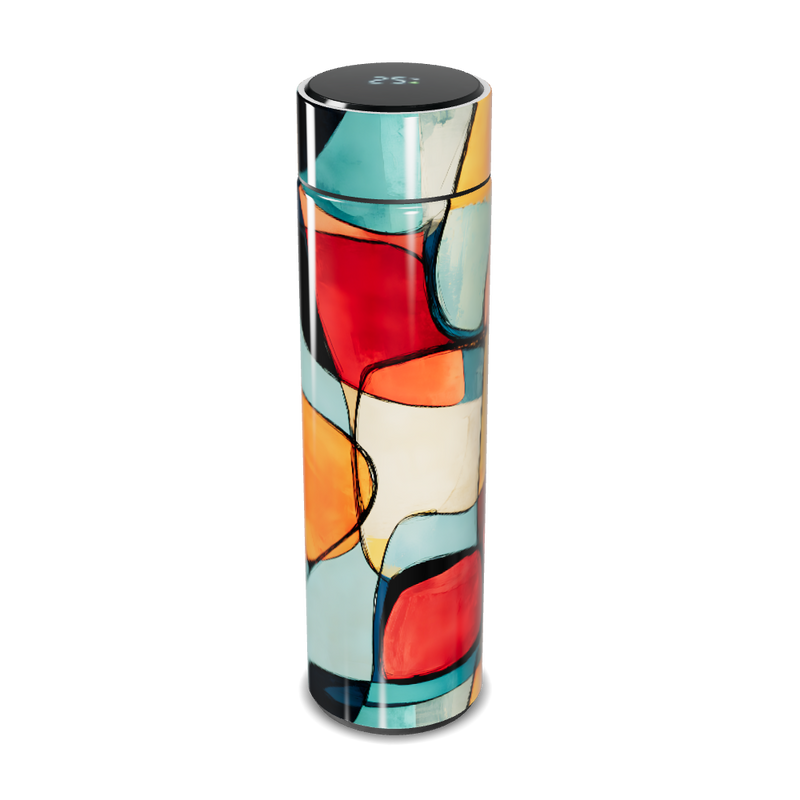 Garrafa Térmica Touch - Estampa Colorida